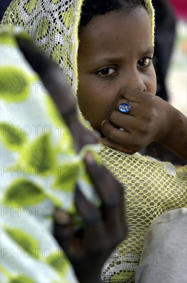 Young nomadic Fulani during class, 2003