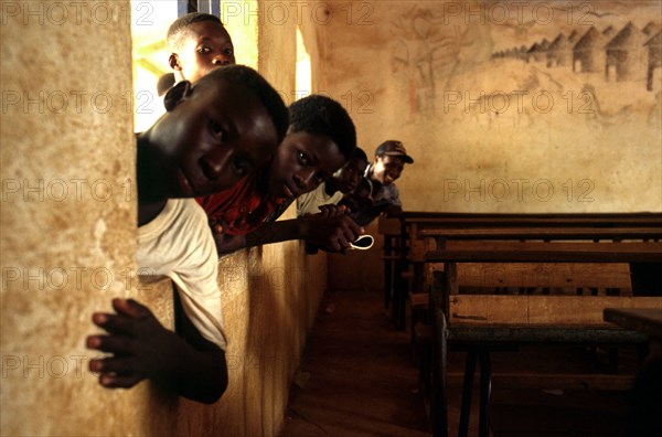 Children at the Seyama school Mali, 1998