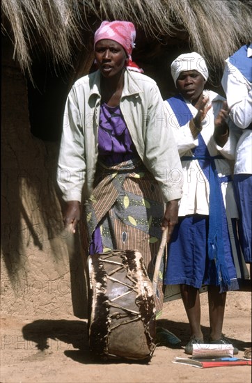 Drummer at Head of Mountain Church