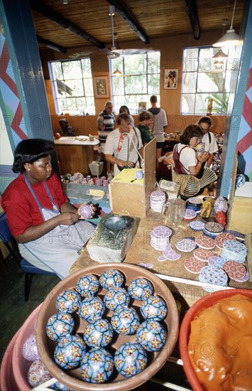 CANDLE MAKING, EZULWINI VALLEY, SWAZILAND