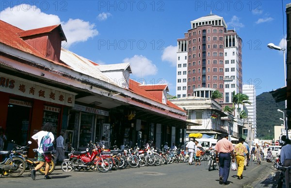 MARKET ENTRANCE, PORT LOUIS, MAURITIUS