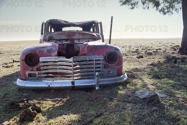 Abandoned car