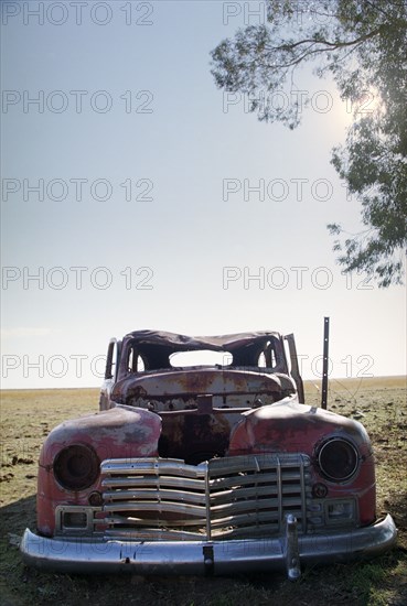 Abandoned car