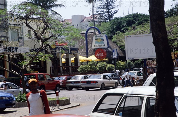 Restaurant row, Maputo