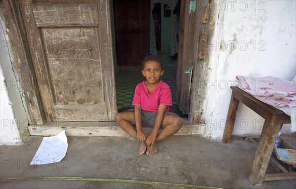 Child in doorway