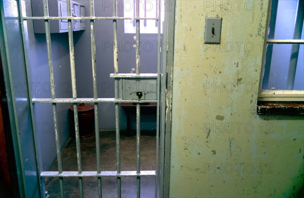Cellule de Mandela à Robben Island Prison