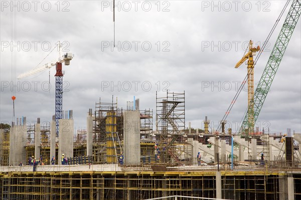 Construction of the Nelson Mandela Bay Stadium in Port Elizabeth is underway. The stadium in the Eastern Cape will host seven matches, including one of the semi-finals. It is a new stadium, being built especially for the 2010 FIFA World Cup‚ 2010 Soccer World Cup.