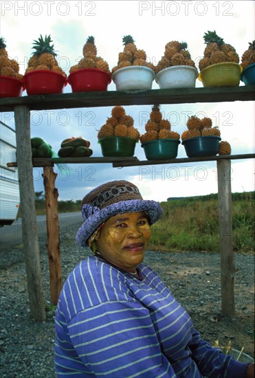 Pineapple seller