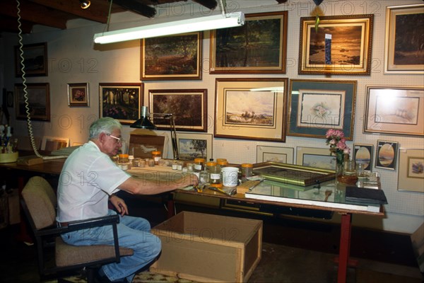 Matt Louwrens at his desk