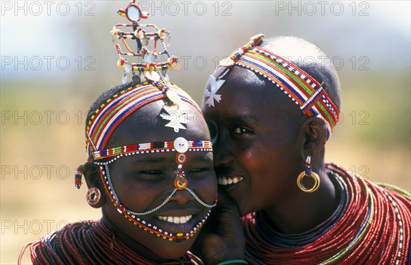 AB0039, Kenya, 1990's: Samburu Girls.

Photo: Andrew Bannister/South