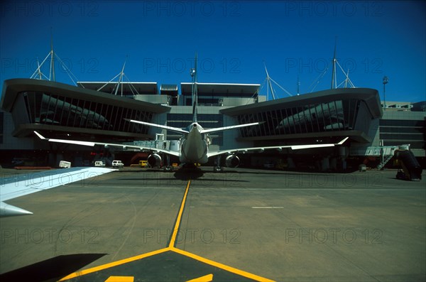 aeroplane at Johannesburg International Airport