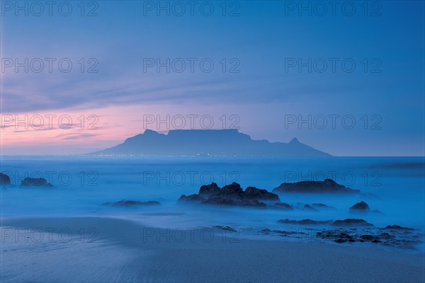 TABLE MOUNTAIN FROM BLOUBERGSTRAND,