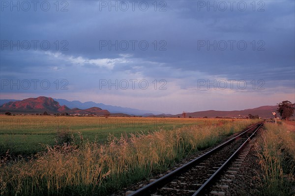 TRAIN TRACKS IN THE LITTLE KAROO