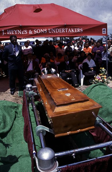 Rose Mabikwe's funeral