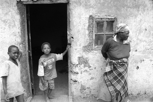 Children with grandmother