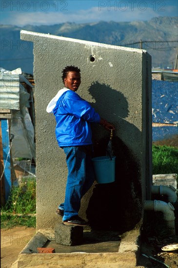 filling a bucket