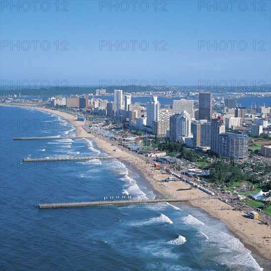 DURBAN BEACHFRONT AERIAL