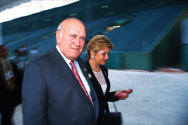 FW De Klerk, former president of the Republic of South Africa