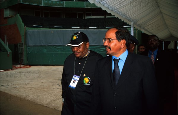 The launch of the African Union at the Absa Stadium in Durban, South Africa, July 9, 2002. The event gathered the greatest number of African heads of state to one place in modern history. The much lauded AU replaced an ailing Organisation of African Unity (OAU)