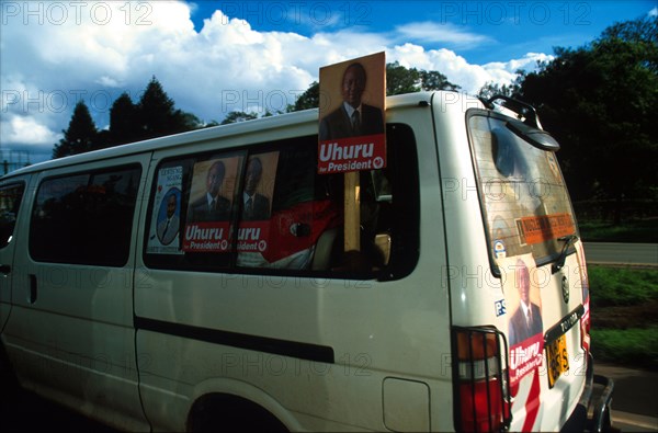 Matata electioneering for Uhuru Kenyatta - Kenyan elections, December 2002