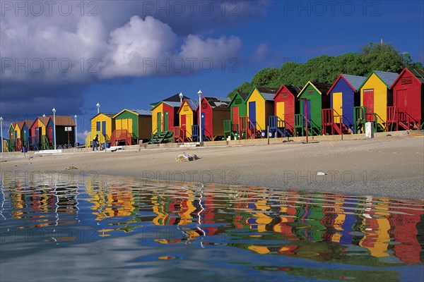 COLOURFUL CHANGING BOOTHS