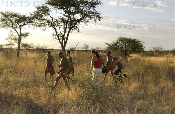 Walking with bushmen