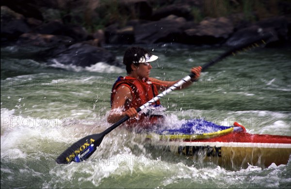 woman paddler