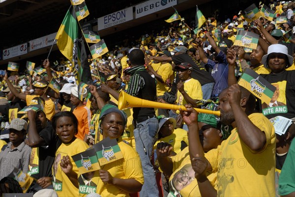 African National Congress (ANC) election rally held at the Ellis Park Stadium in Johannesburg (19 April 2009)