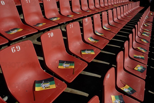 African National Congress (ANC) election rally held at the Ellis Park Stadium in Johannesburg (19 avril 2009)