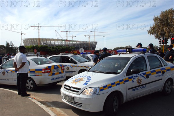 Grève des ouvriers sur le chantier du stade de Durban, Afrique du Sud