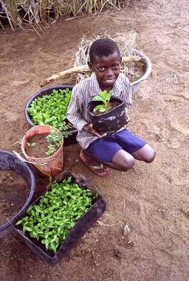 Sihle Mlambo, un jeune garçon