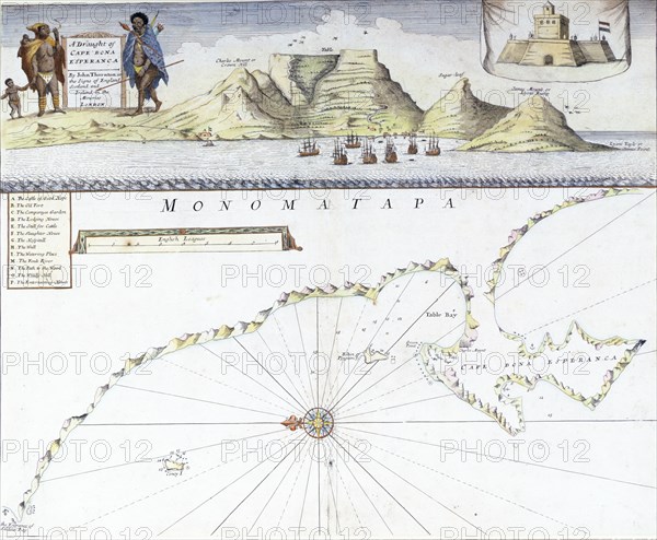 Thornton, Carte du Cap de Bonne Espérance