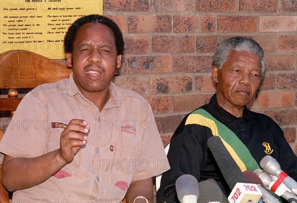 Chris Hani avec Nelson Mandela