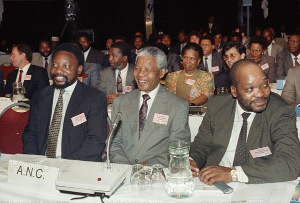 Cyril Ramaphosa, Nelson Mandela et Jacob Zuma