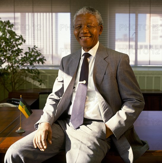 Portrait de Nelson Mandela