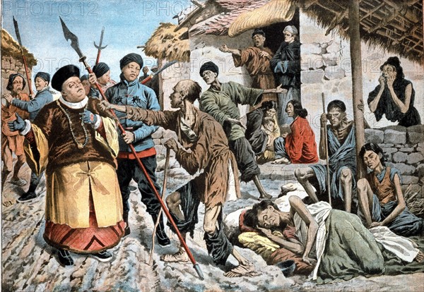 Le choléra se répand parmi les victimes de la famine en Chine, 1907