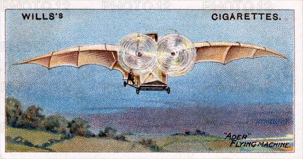 Clement Ader's flying bird Eole (Aole) - 1890