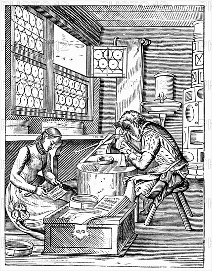 The Clasp Maker's Workshop, 16e siècle