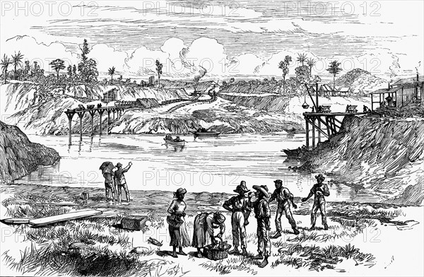 Canal de Panama. 1888