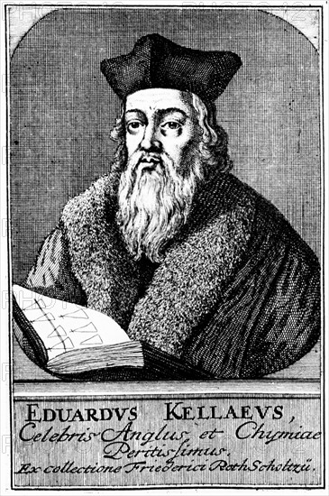 Edward Kelley, copperplate engraving