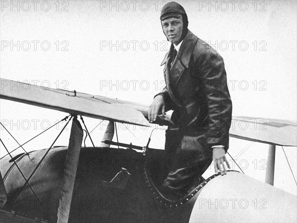 Charles Lindbergh  et le 'Spirit of St Louis'