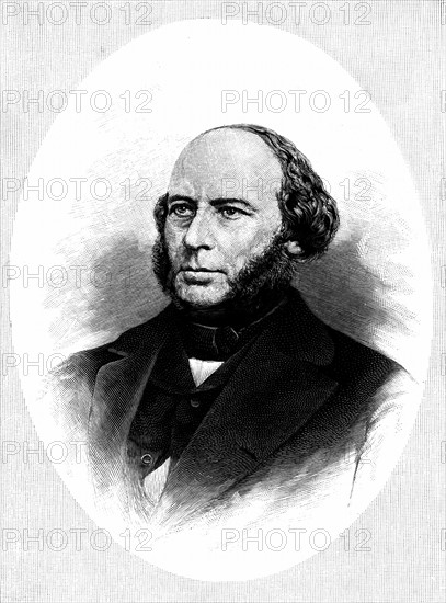 John Ericsson. Designed ironclad ship  'Monitor'