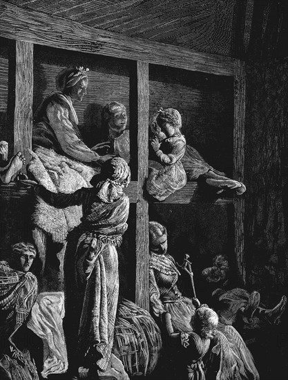 British emigrants on their way to America as steerage passengers