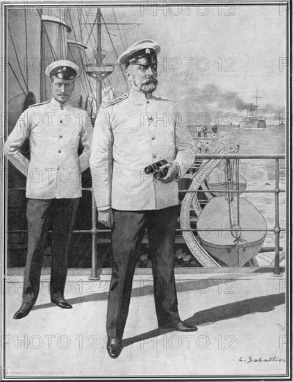 Amiral Rojdestvensky, Commandant de la flotte baltique de russie durant la guerre russo-japonaise de 1904-190