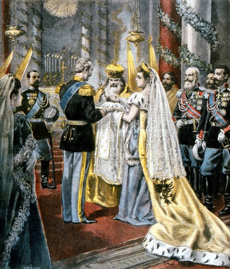 Baptism of the Grand Duchess Tatiana, daughter of Nicholas II of Russia