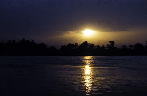 Sunset on the River Nile, Egypt