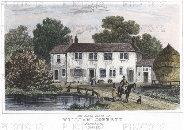 Maison natale de William Cobbett (1763-1835) a Farnham, Kent