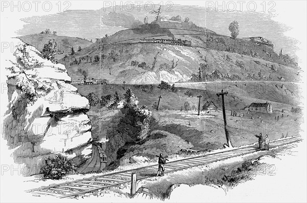Chemins de fer de Baltimore et de l'Ohio : Section de chemin de fer de montagne sur la colline Boardtree Hill