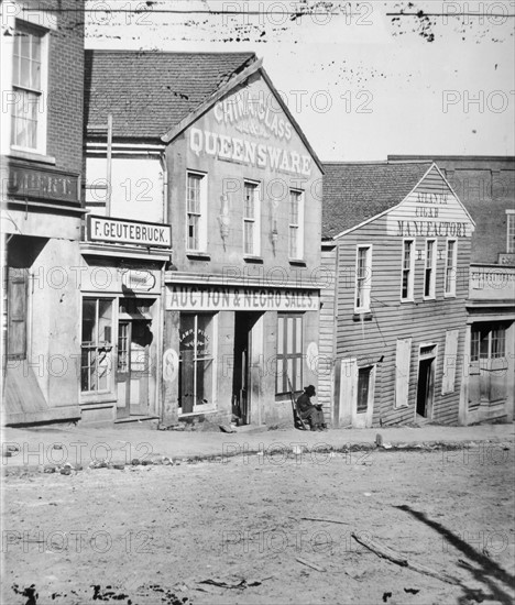 Slave auction shop, Atlanta, Georgia, USA