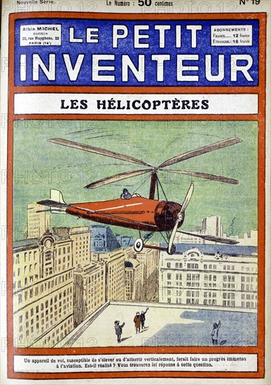 Helicopter(1928) designed by Spanish engineer Juan de la Cierva (Cordoniu) 1896-1936